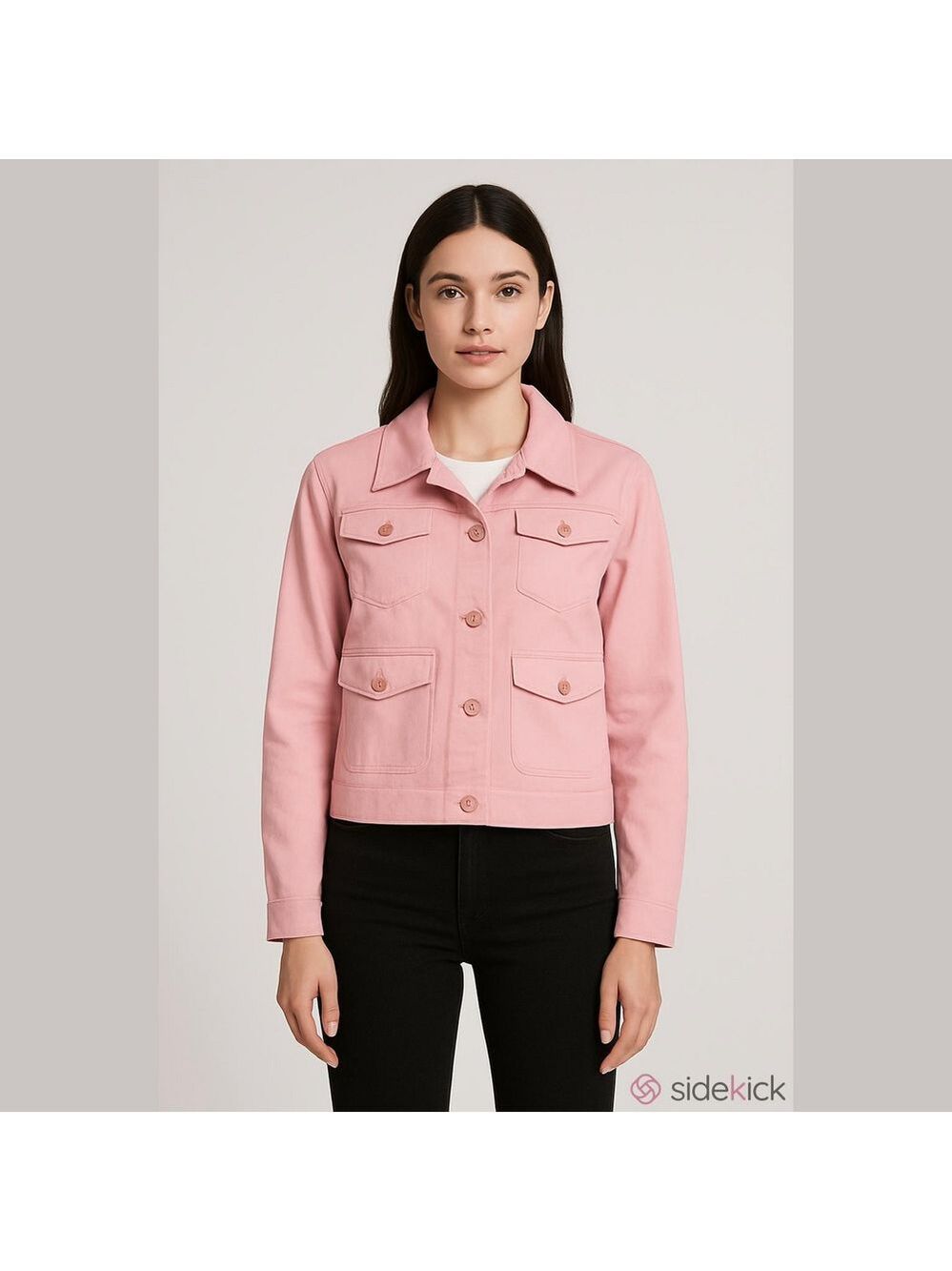 Kim Rogers Petite Soft Pink Knit Top
